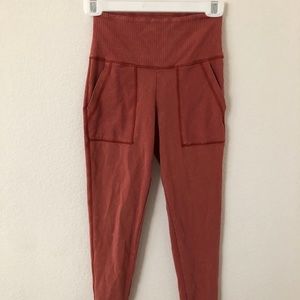 Coral Cotton Aerie Leggings Size S